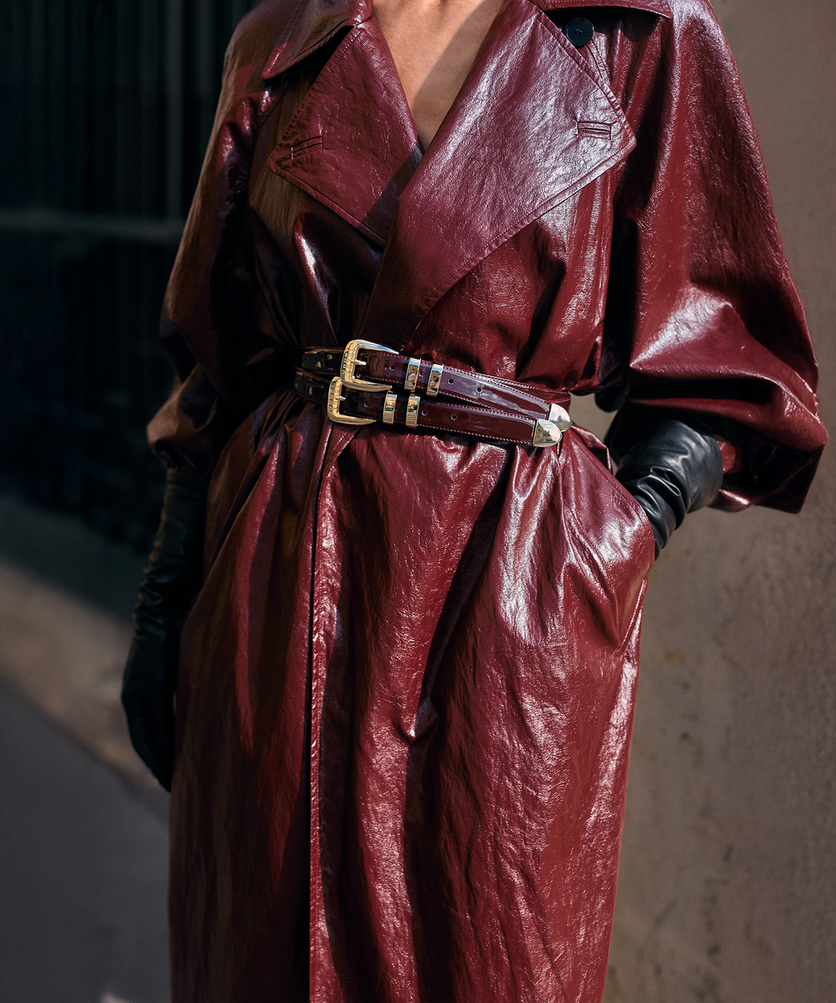 Chaim | Burgundy