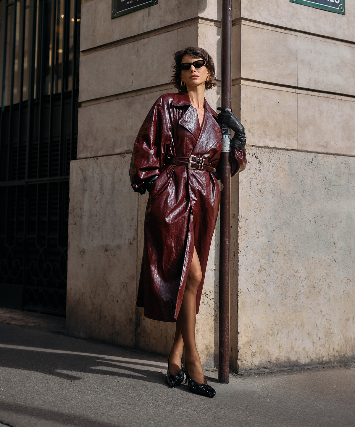 Chaim | Burgundy