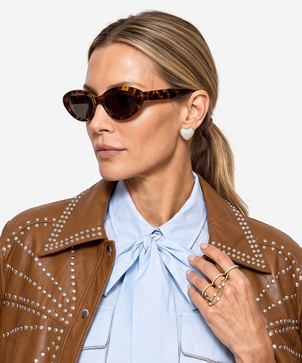Aisja Sunglasses | Dark Espresso