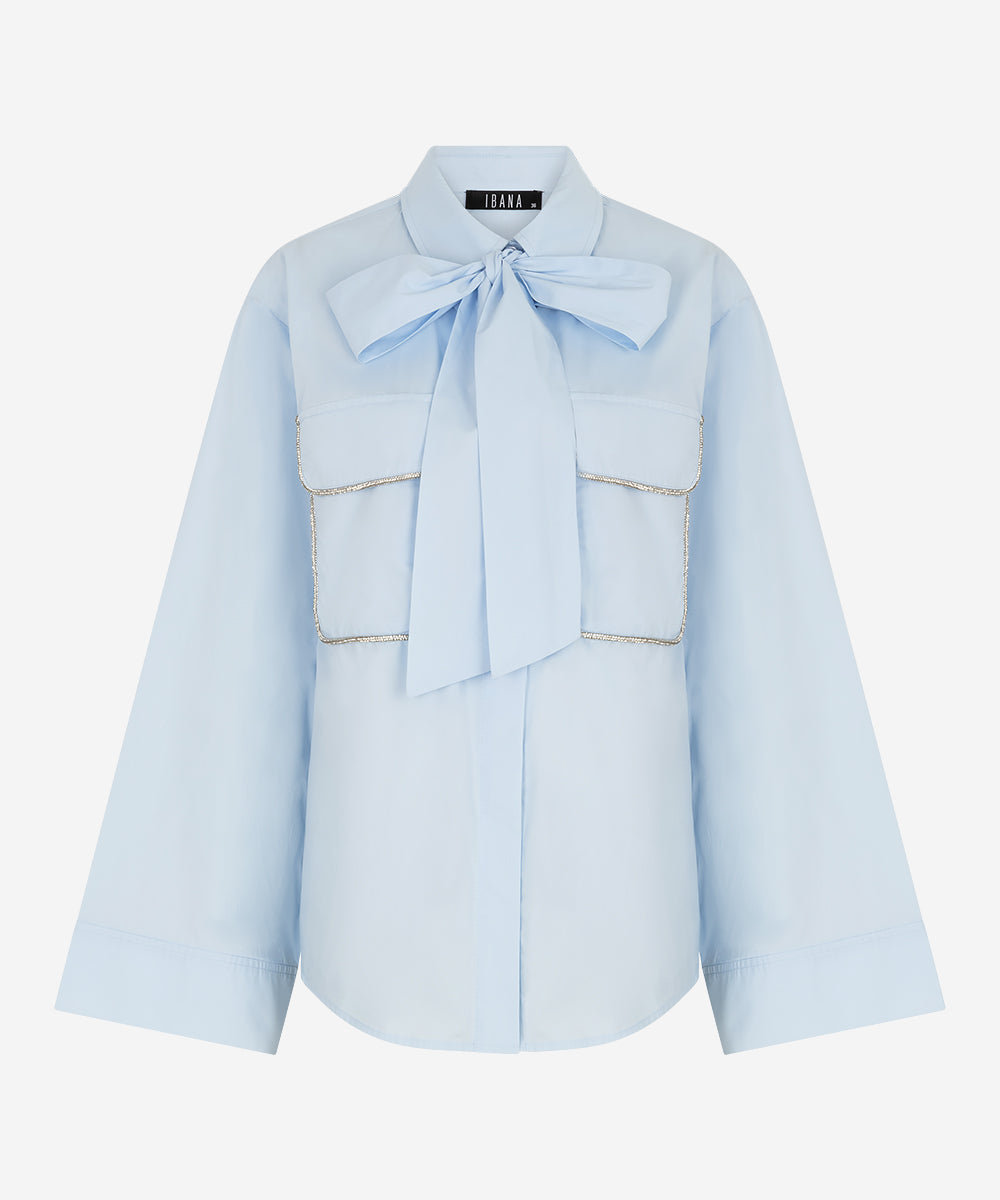 Bente Blouse | Soft Blue