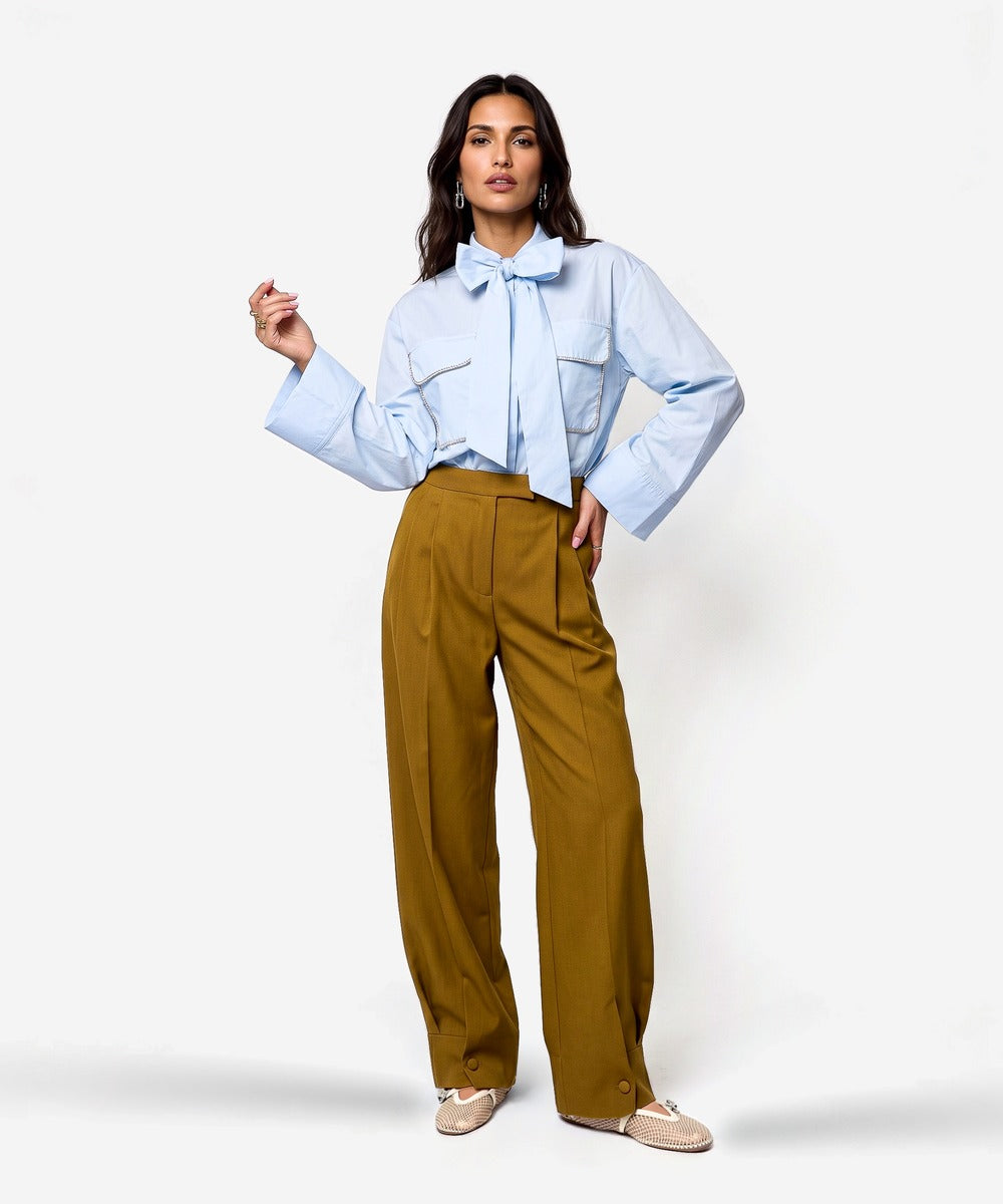 Bente Blouse | Soft Blue
