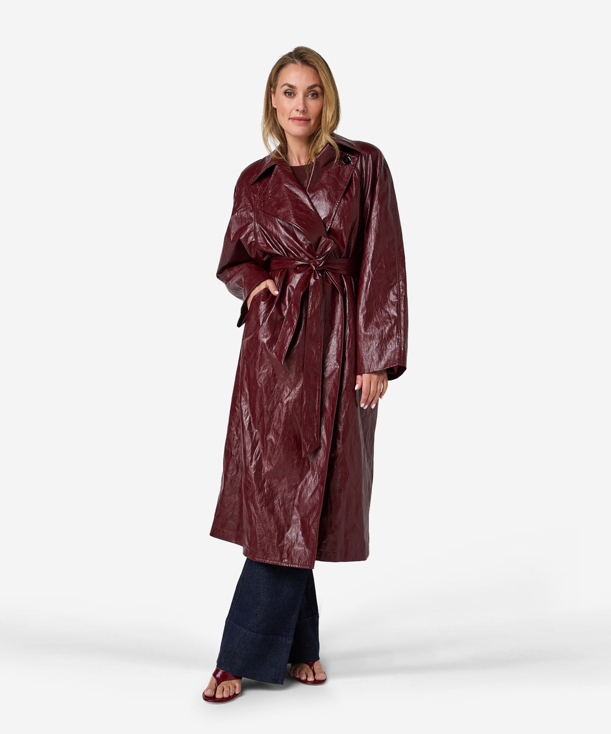 Chaim | Burgundy