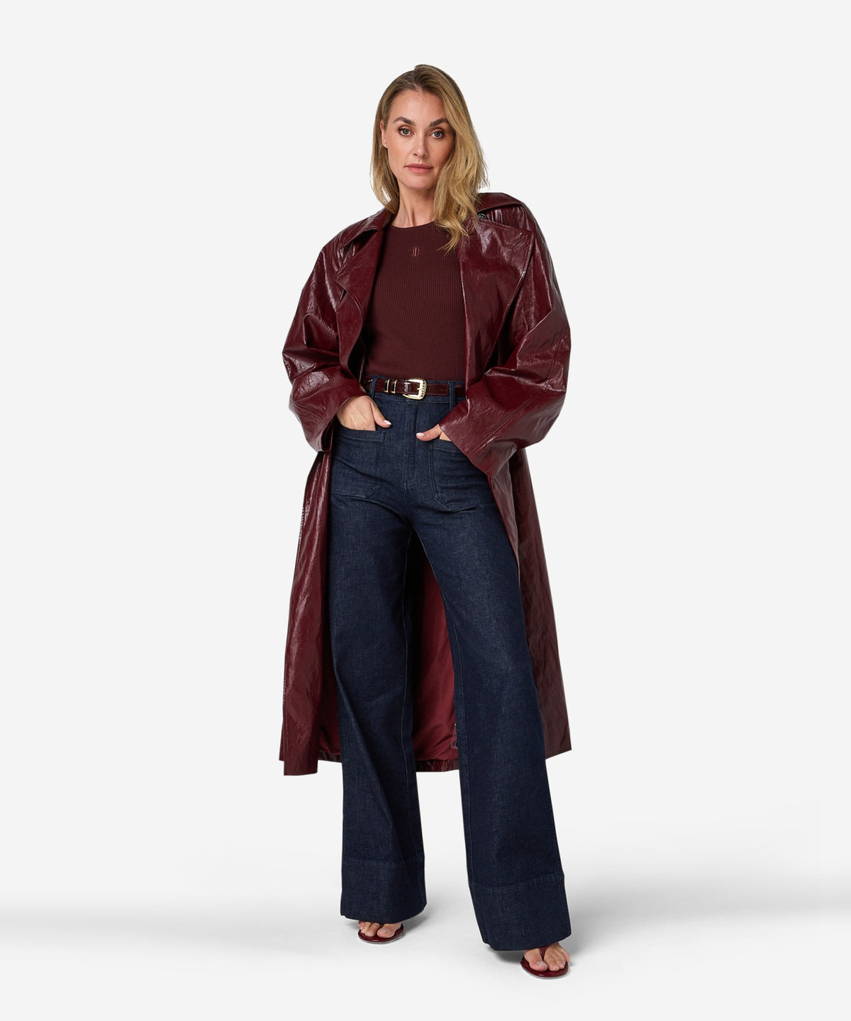 Chaim | Burgundy