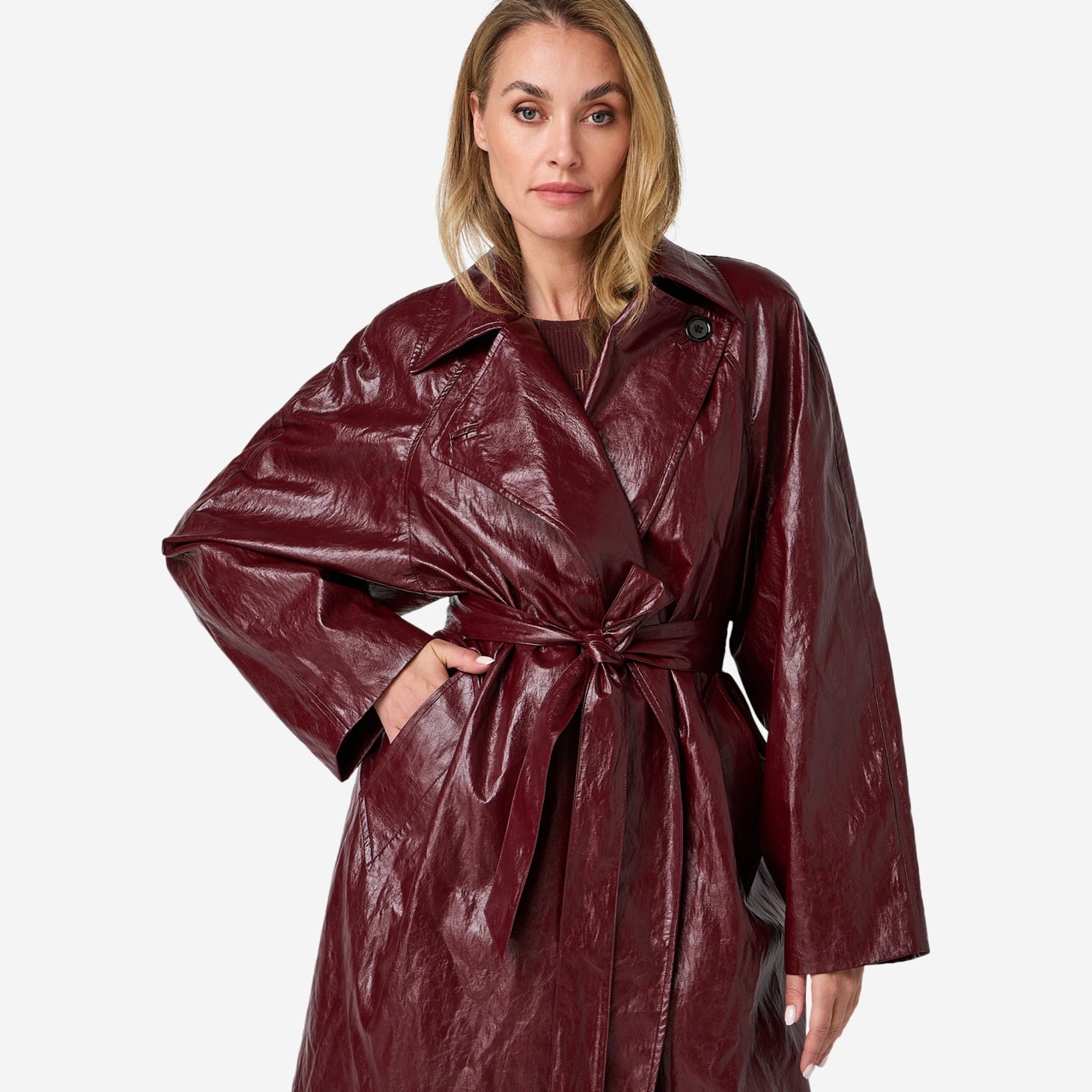 Chaim | Burgundy
