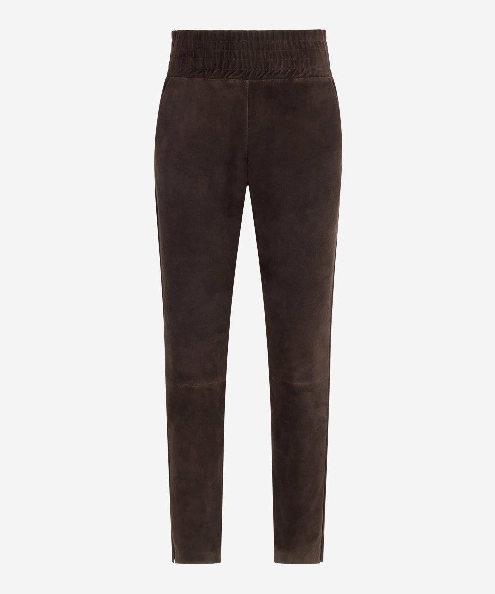 Colette Suede Pants | Dark Espresso
