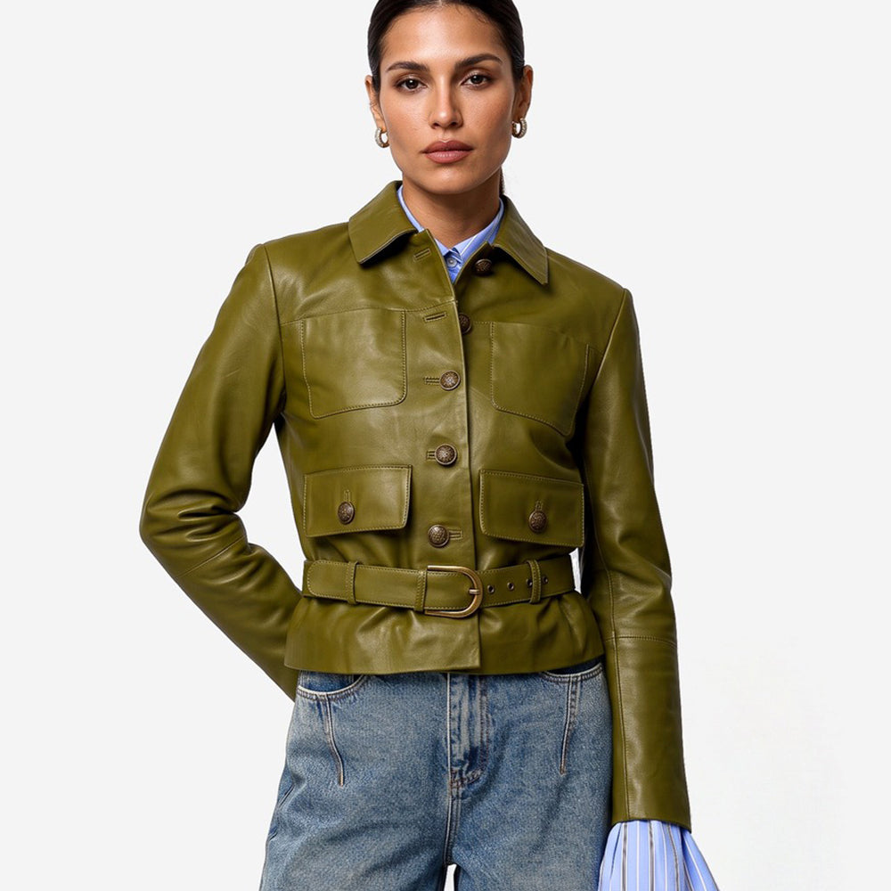 Joshlin Jacket | Deep Pistache