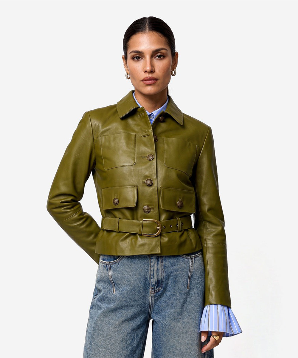 Joshlin Jacket | Deep Pistache