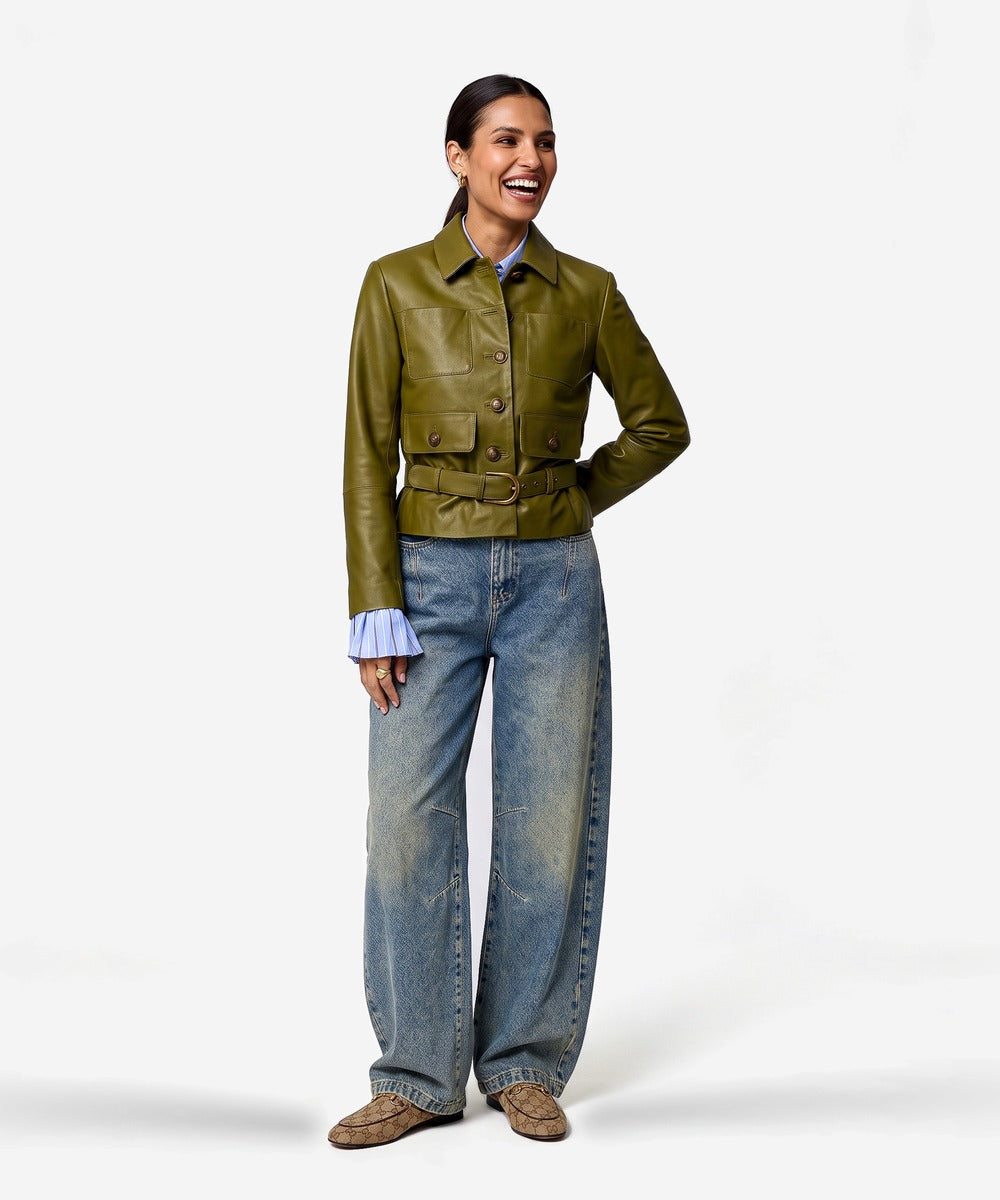 Joshlin Jacket | Deep Pistache