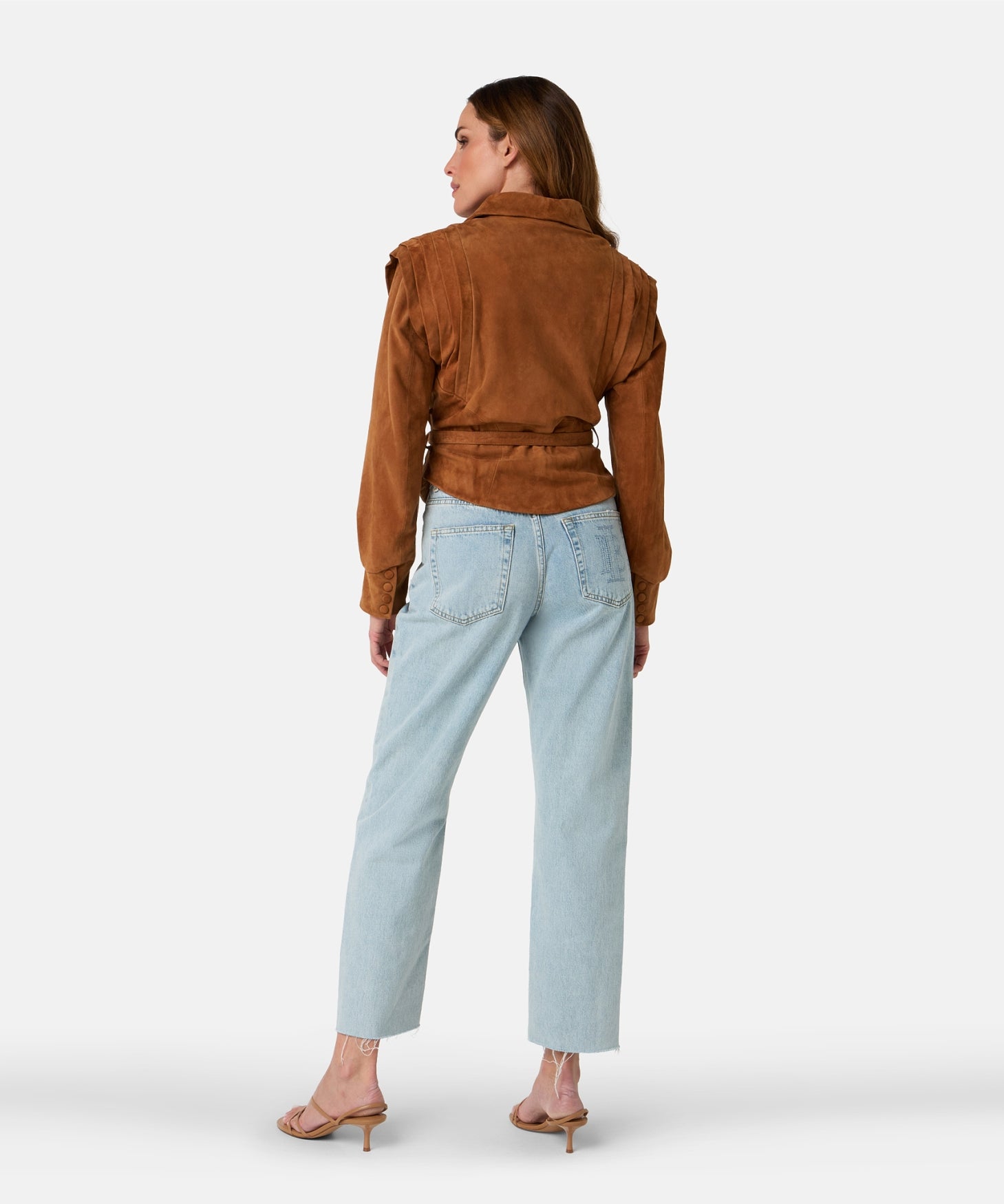 Joyce Suede | Cashew Brown