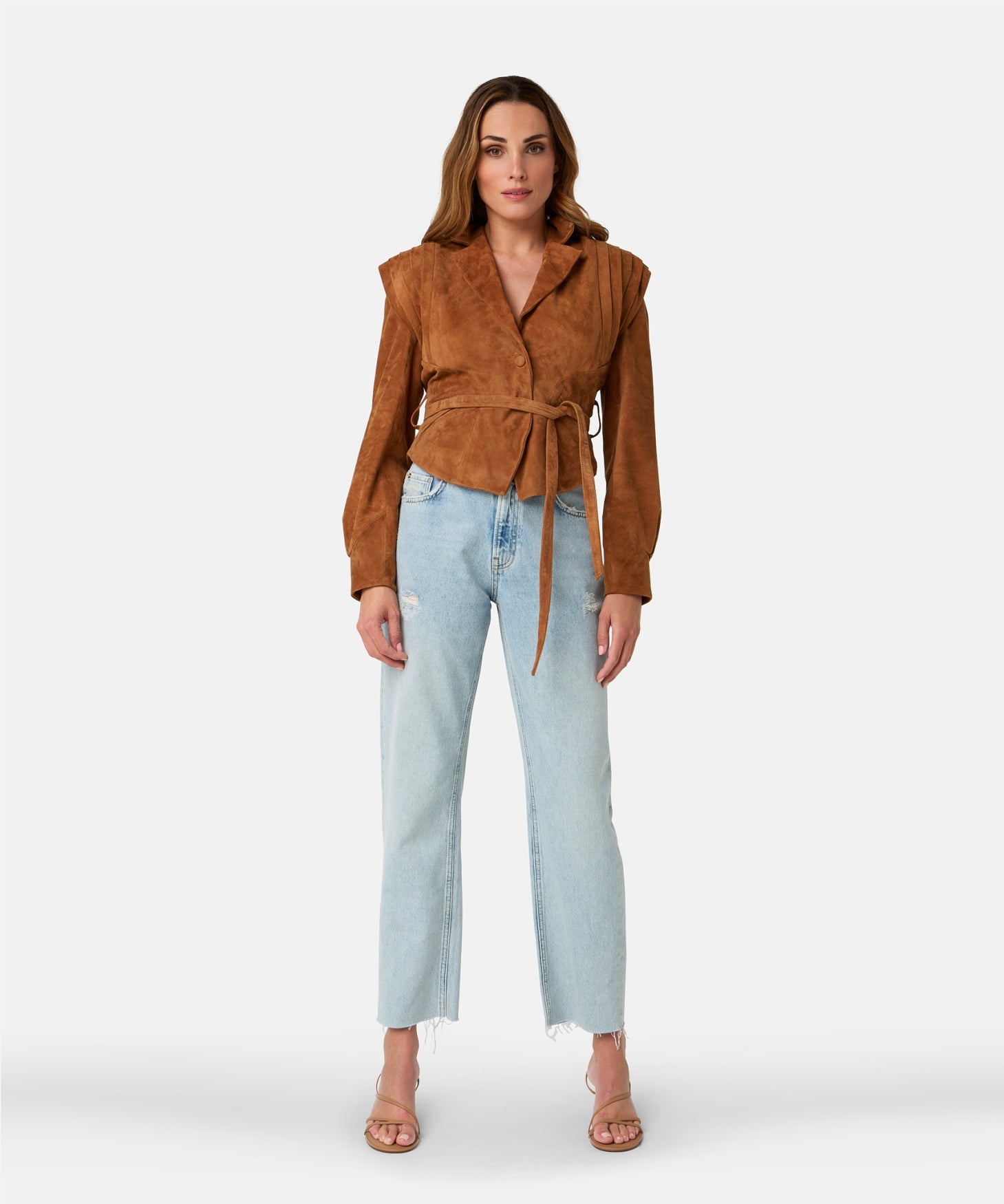 Joyce Suede | Cashew Brown