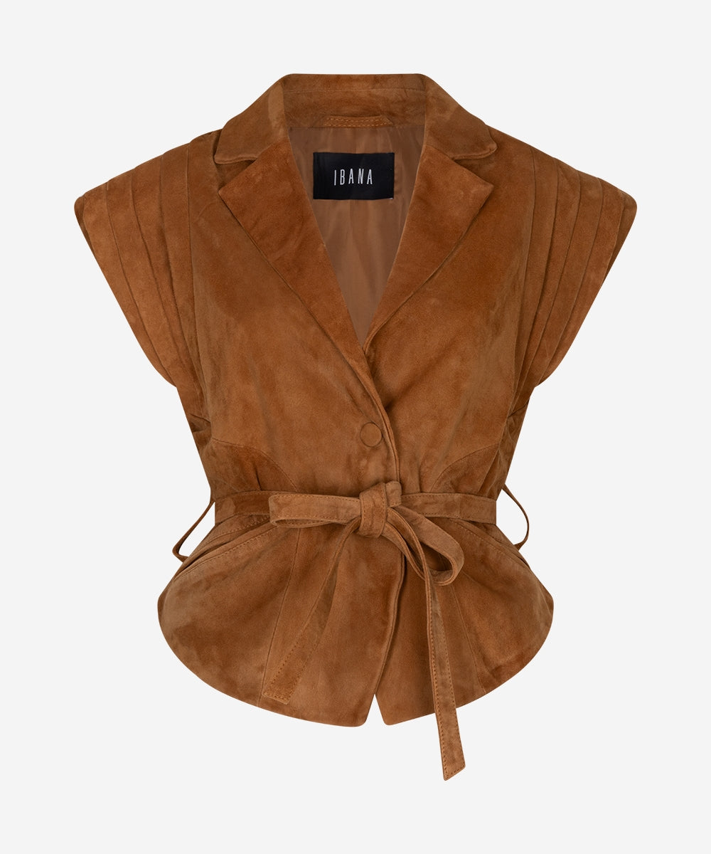 Joyce Suede | Cashew Brown