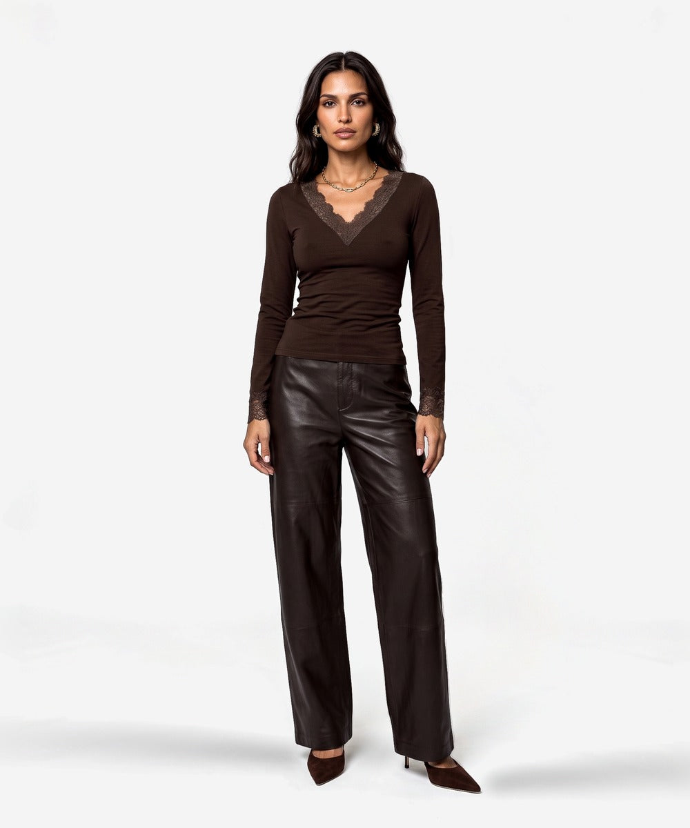 Kirsey Top | Dark Espresso