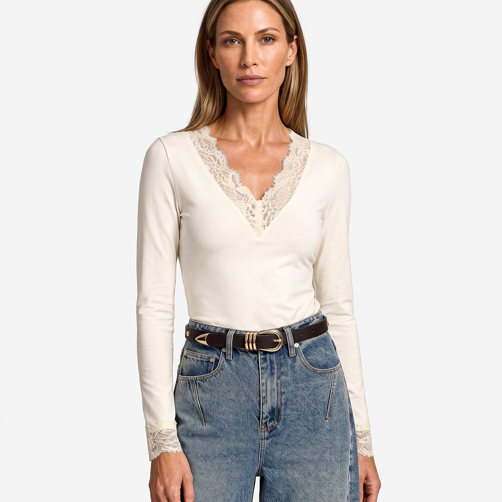 Kirsey Top | Milky White