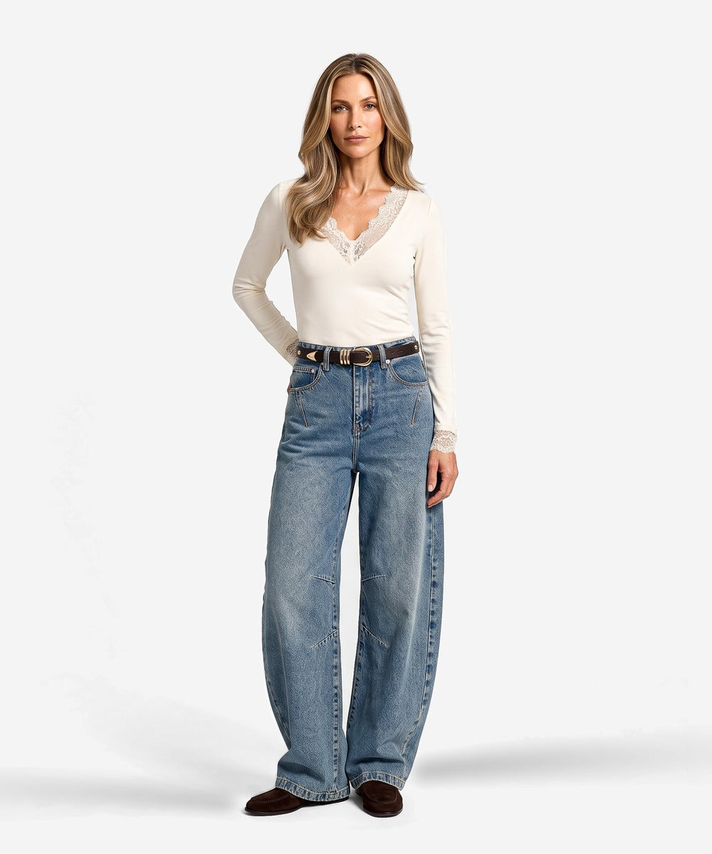 Kirsey Top | Milky White