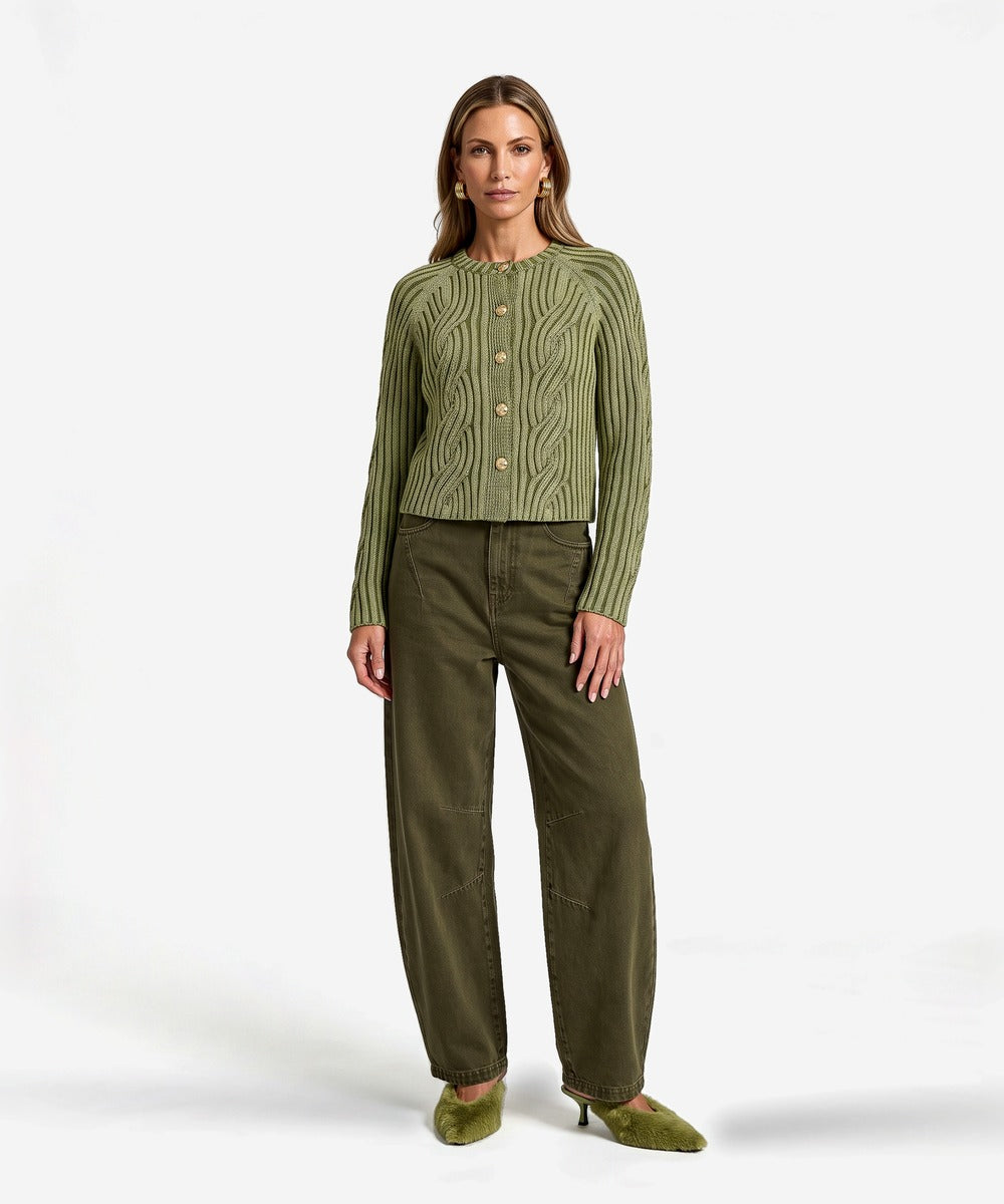 Pearly Pants | Deep Pistache