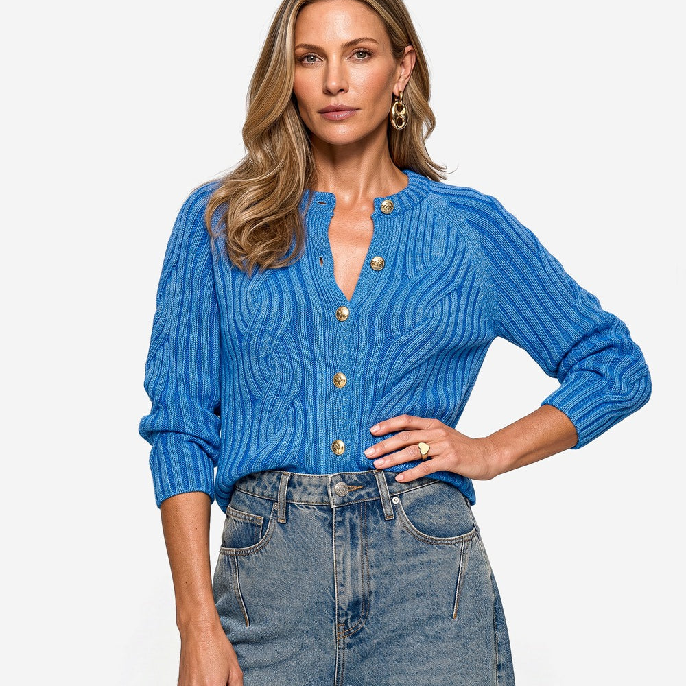 Kurley Top | Power Blue