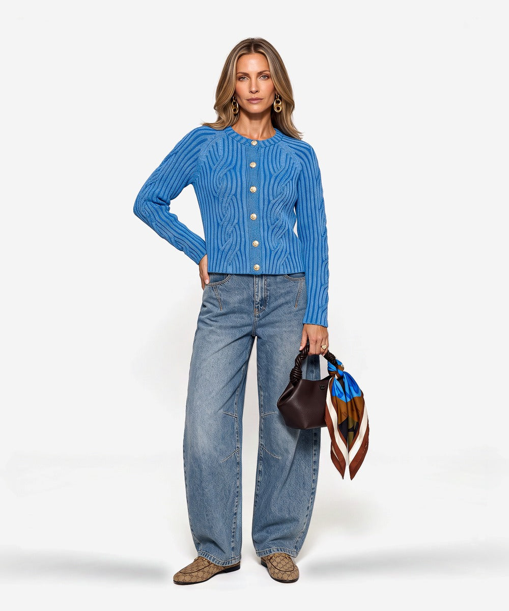 Kurley Top | Power Blue