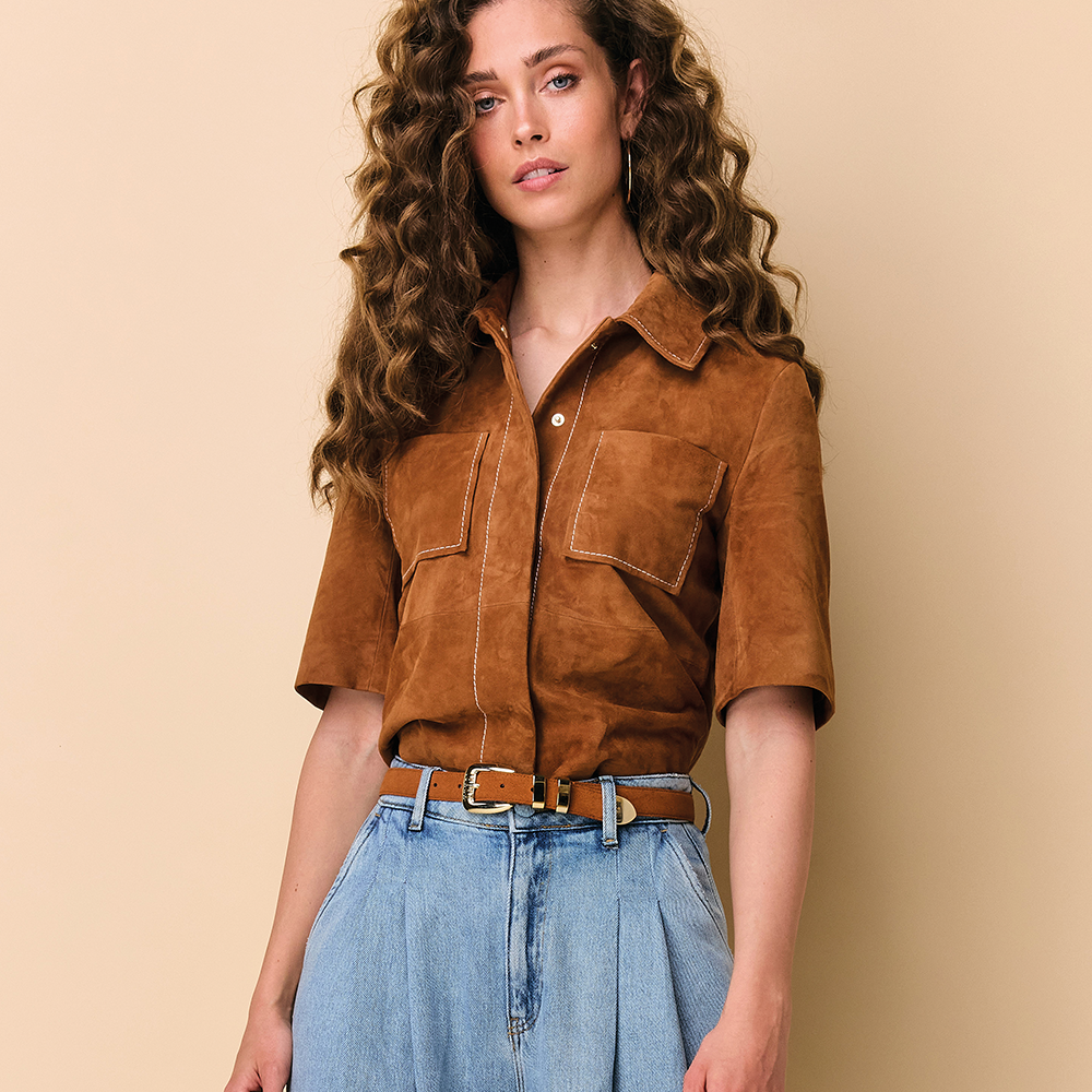 Treabhar Suede | Cashew Brown