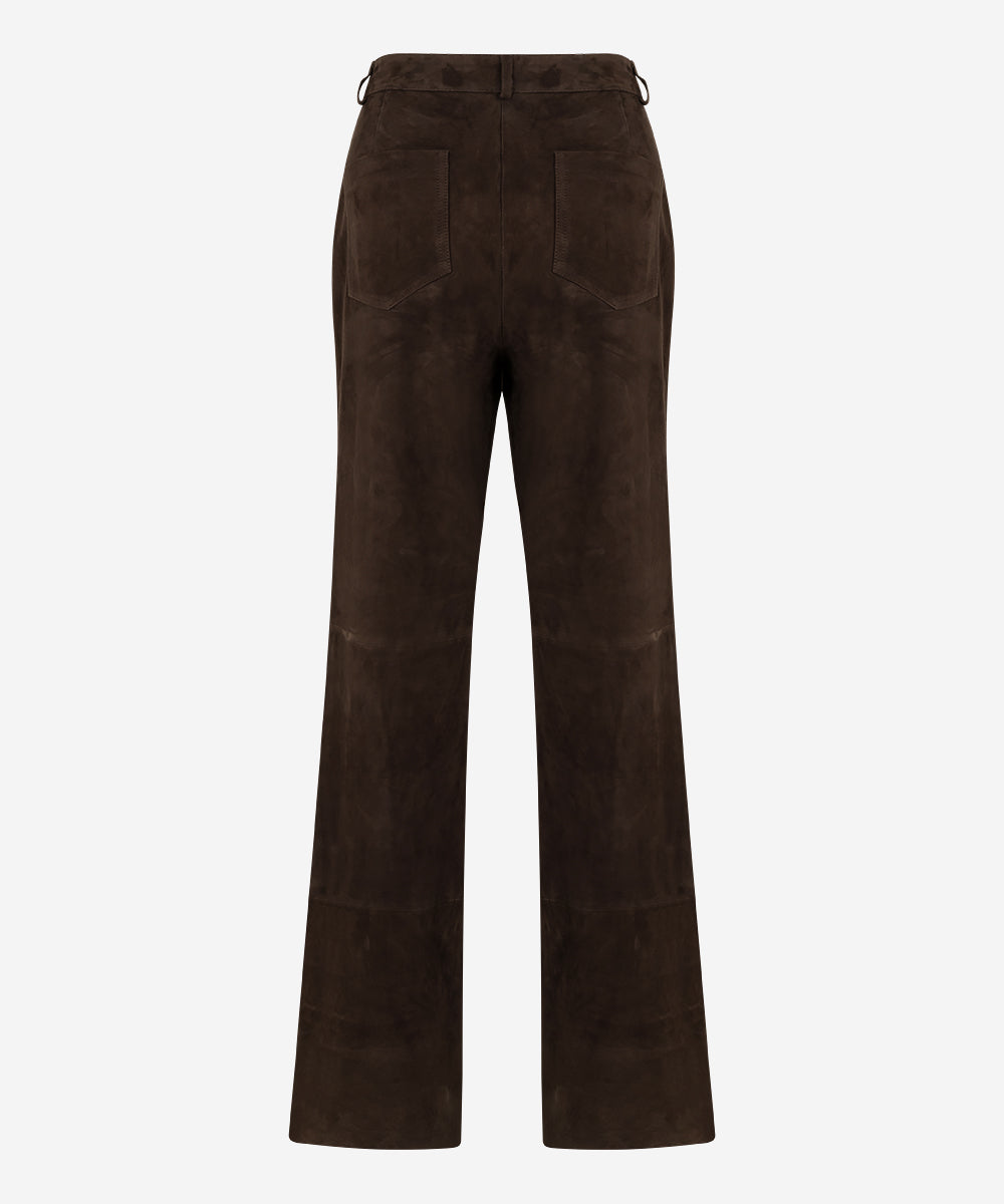 Pandy Suede Pants | Dark Espresso