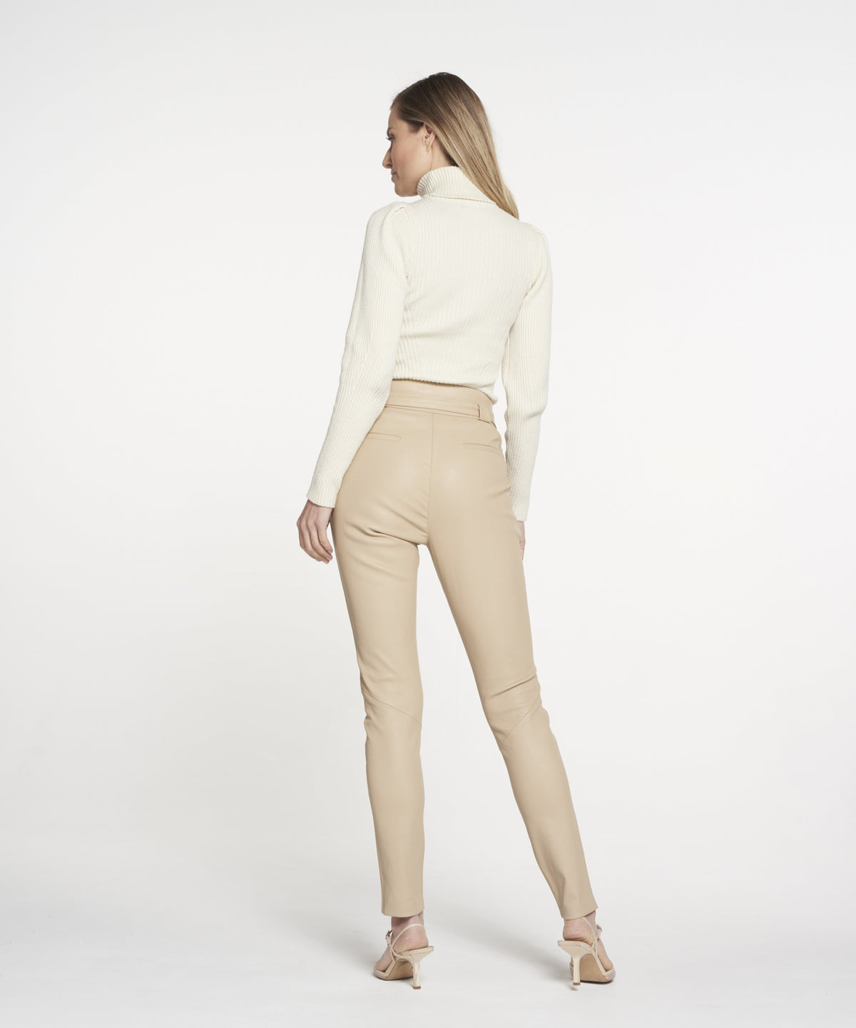 PAULA (STRETCH LEATHER) | Latte