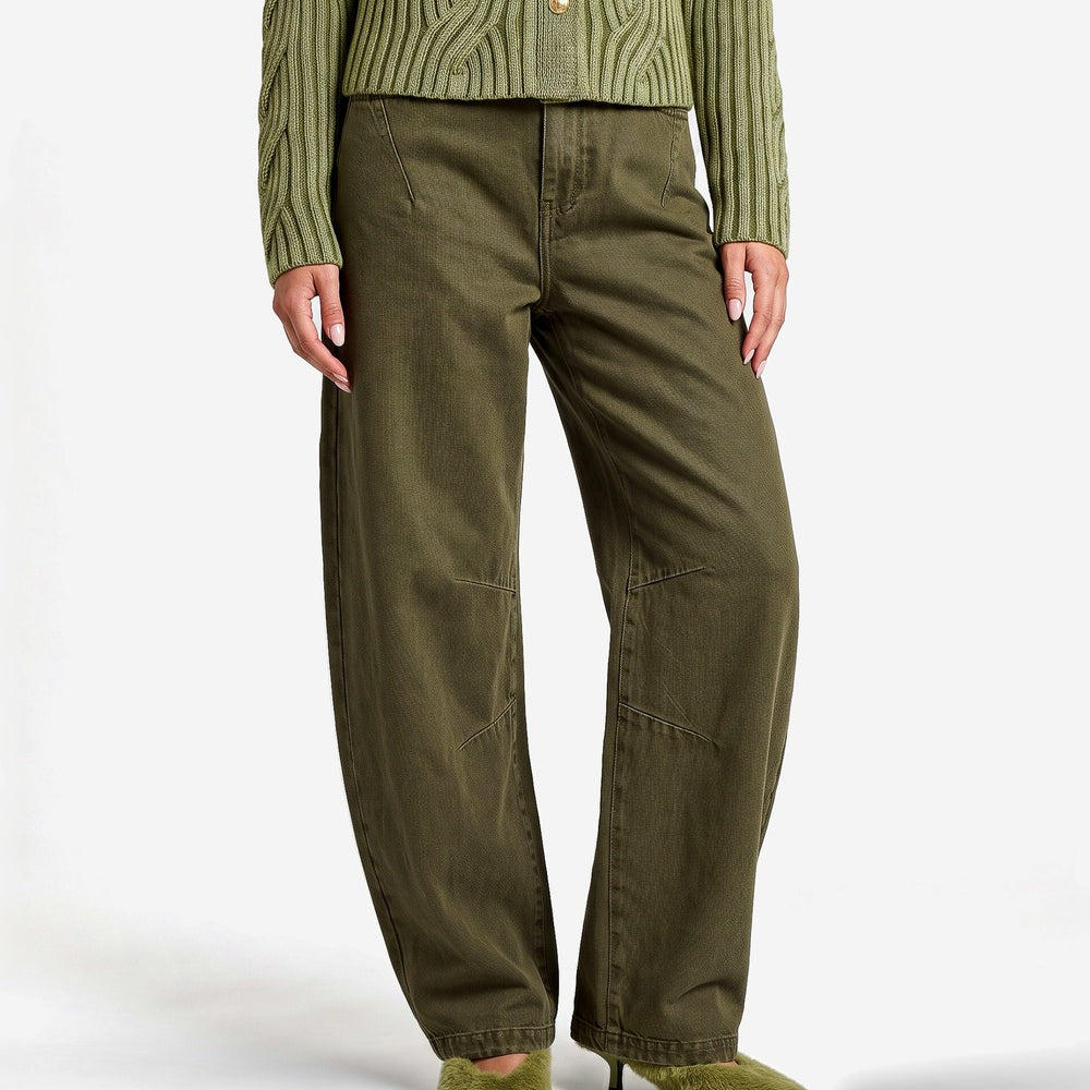 Pearly Pants | Deep Pistache