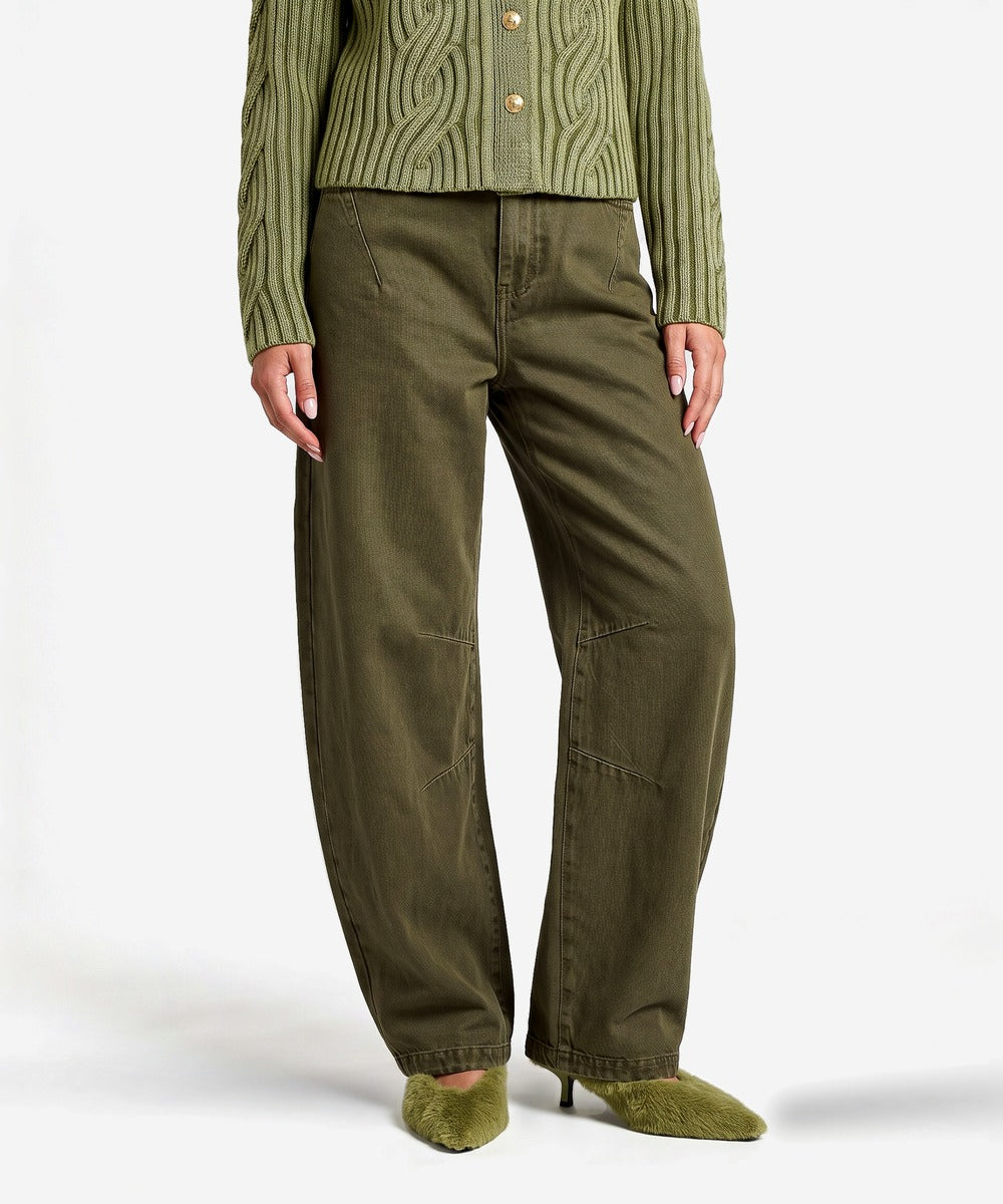 Pearly Pants | Deep Pistache