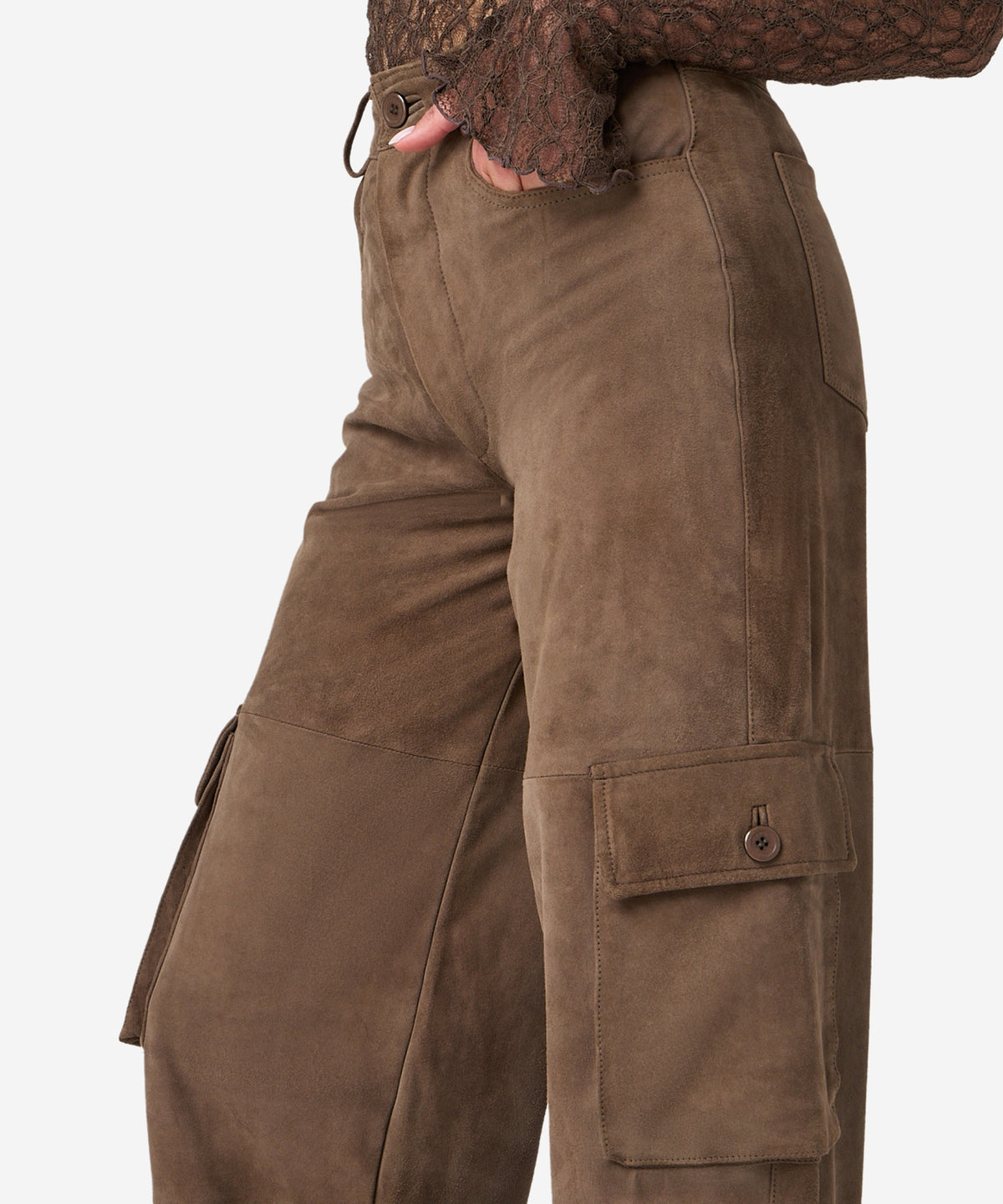 Phoeby Suede | Olive Night