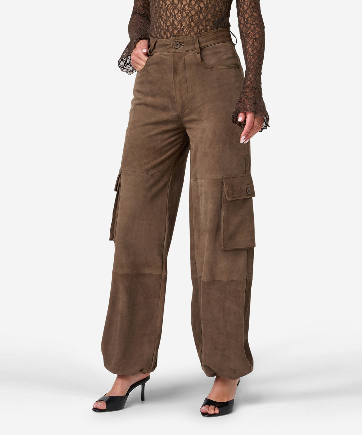 Phoeby Suede | Olive Night