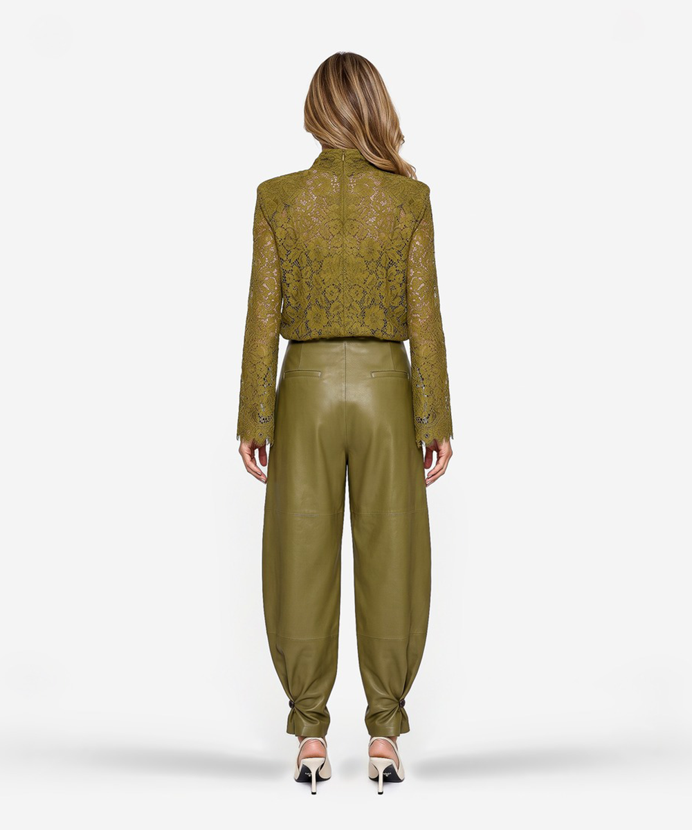 Polien Pants | Deep Pistache
