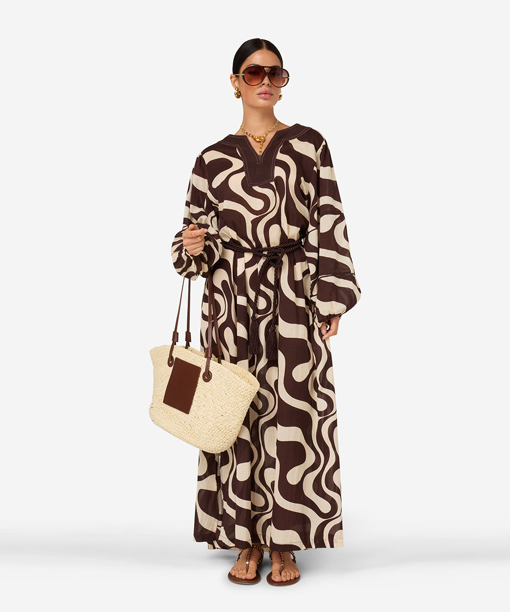 Rico Raffia Bag | Golden Earth