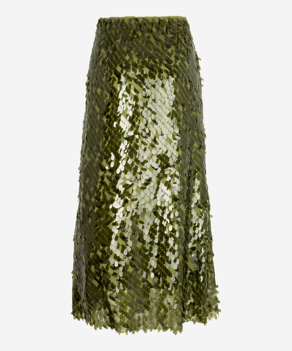 Silvie Skirt | Deep Pistache