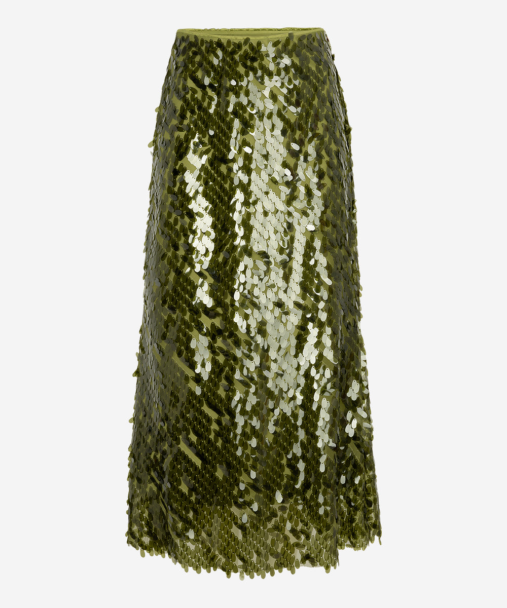 Silvie Skirt | Deep Pistache