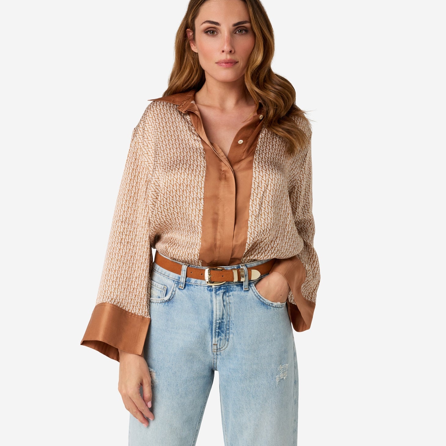 Tafine Oblique | Cashew Brown