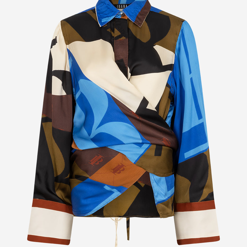 Tatum Blouse | Icon Blocking, Multi Colour