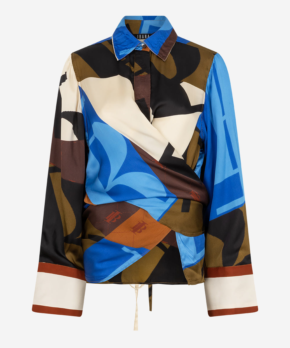 Tatum Blouse | Icon Blocking, Multi Colour