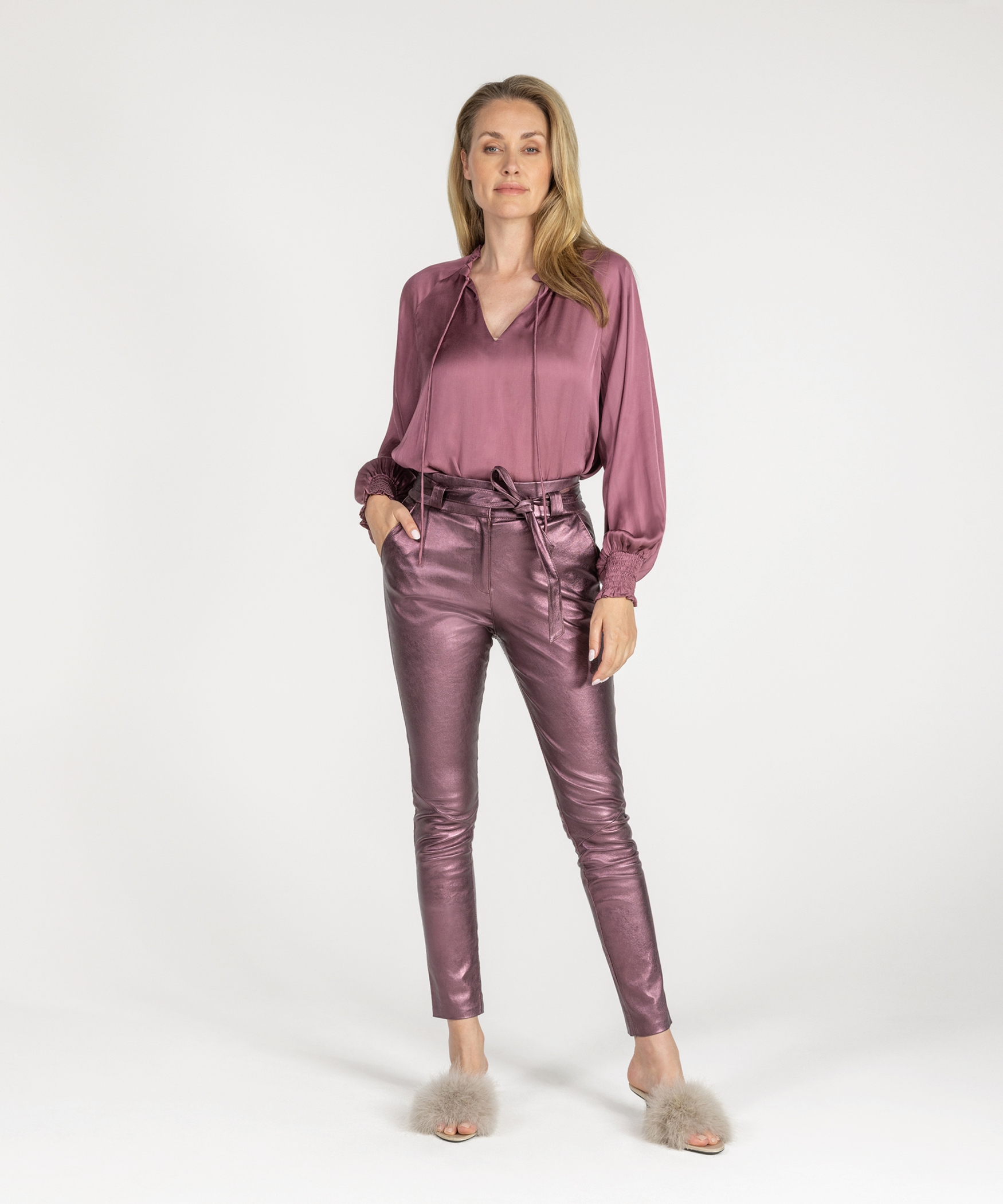 Paulina Metallic | DUSTY ROSE